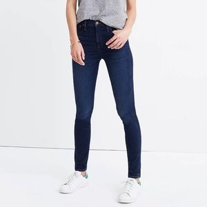 Madewell high rise skinny jeans Hayes wash